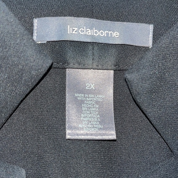 Liz Claiborne women’s black blazer sport jacket Size 2X - Picture 5 of 10